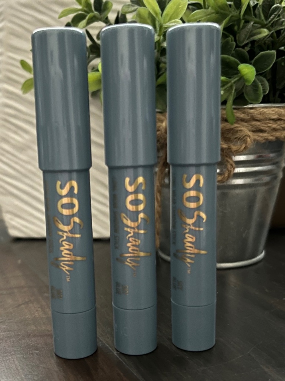 Belle Beauty by Kim Gravel "So Shady" Long Wear Shadow Sticks bundle of 3